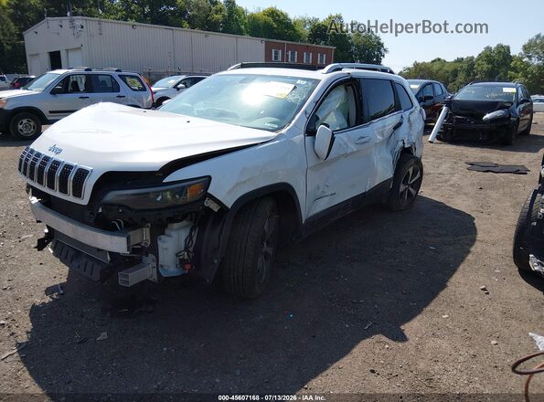 1C4PJMDX8KD295404 2019 JEEP CHEROKEE White Առջևի ձախ երեք քառորդ տեսարան