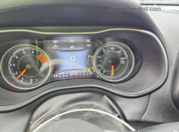 1C4PJMDX8KD423544 2019 JEEP CHEROKEE White Instrument cluster view