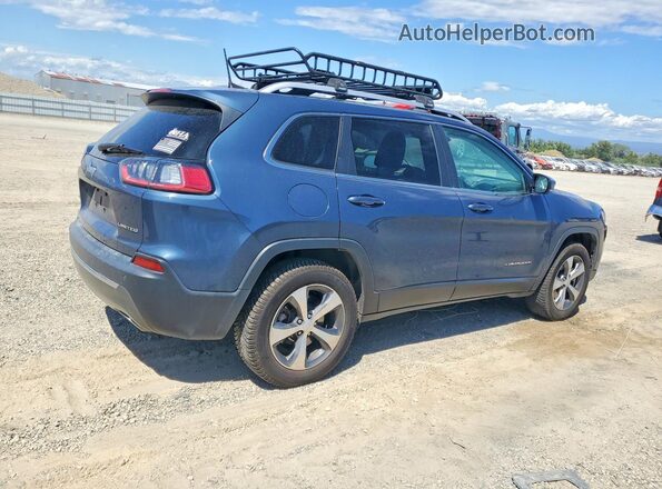1C4PJMDX8KD491827 2019 JEEP CHEROKEE Blue Rear right