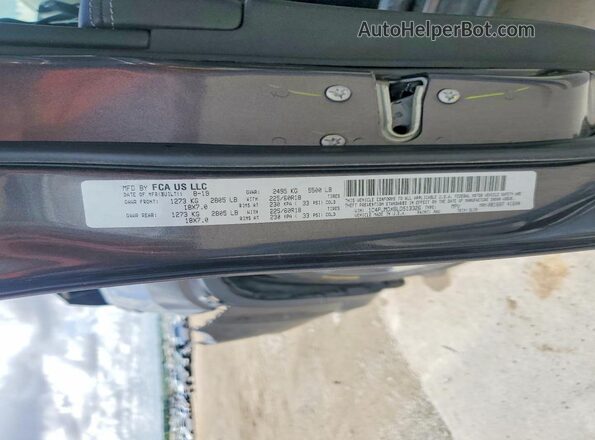 1C4PJMDX8LD513326 2020 JEEP CHEROKEE Gray VIN კოდის სტიკერის ხედი
