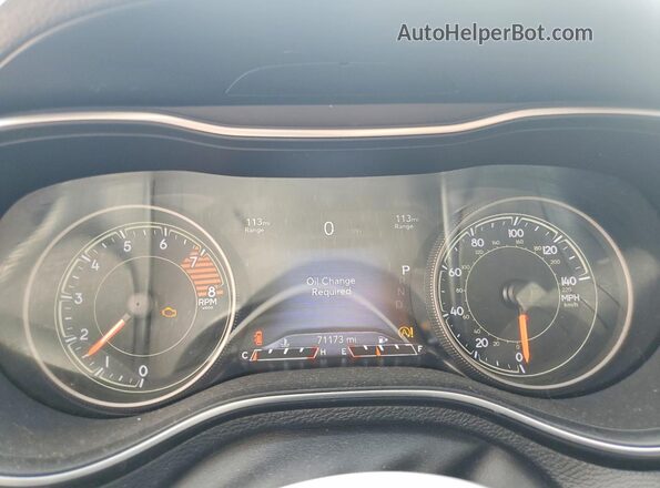 1C4PJMDX8LD513326 2020 JEEP CHEROKEE Gray ხელსაწყოთა პანელის ხედი