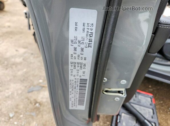 1C4PJMDX8LD544611 2020 JEEP CHEROKEE Gray VIN կոդի պիտակի տեսք