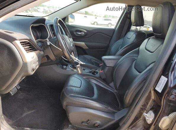 1C4PJMDX9JD502218 2018 JEEP CHEROKEE Black Vista interior delantera