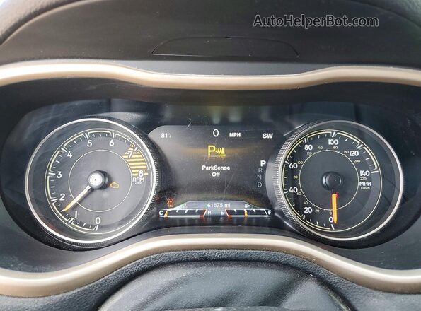 1C4PJMDX9JD502218 2018 JEEP CHEROKEE Black Vista del cuadro de instrumentos
