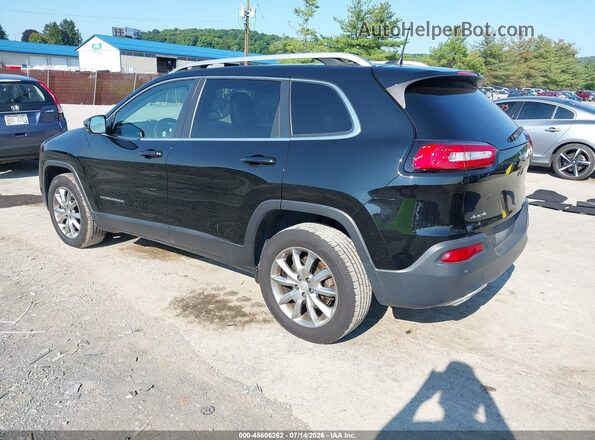 1C4PJMDX9JD525580 2018 JEEP CHEROKEE Черный Задняя левая четверть