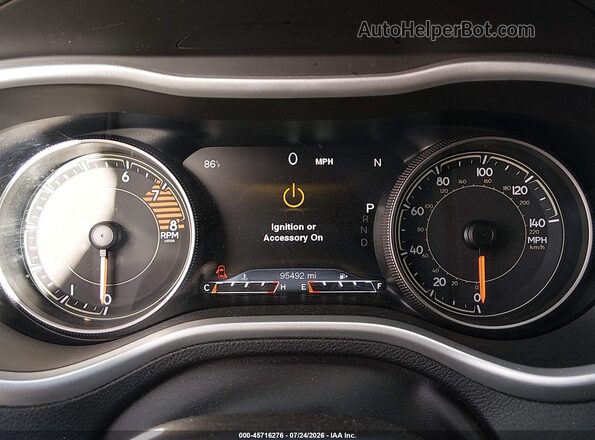 1C4PJMDX9JD526406 2018 JEEP CHEROKEE Black უკანა სავარძლების ხედი