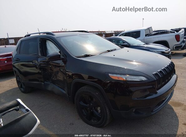 1C4PJMDX9JD541701 2018 JEEP CHEROKEE Black უკანა სალონის ხედი