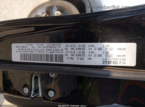 1C4PJMDX9JD541701 2018 JEEP CHEROKEE Black ძრავის განყოფილების ხედი