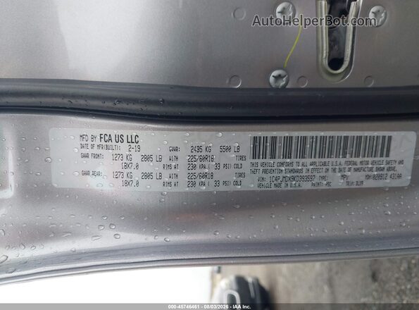 1C4PJMDX9KD393597 2019 JEEP CHEROKEE Gray Շարժիչի բաժամունքի տեսք