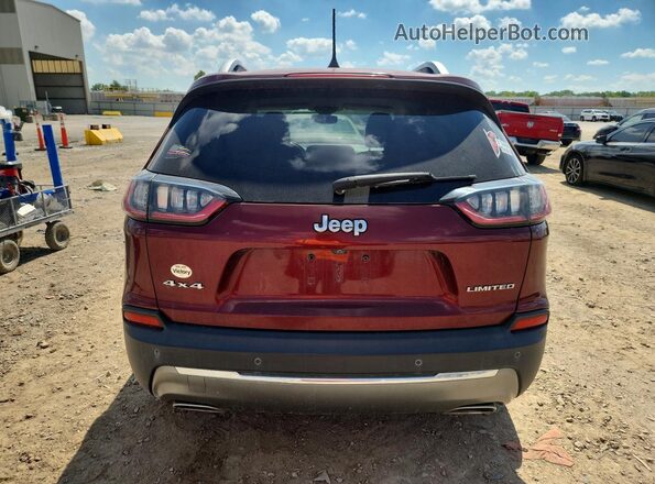 1C4PJMDX9KD422967 2019 JEEP CHEROKEE Burgundy Widok z tyłu