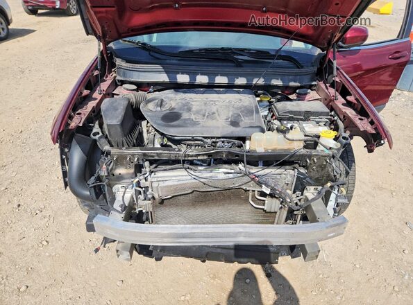 1C4PJMDX9KD422967 2019 JEEP CHEROKEE Burgundy Widok komory silnika