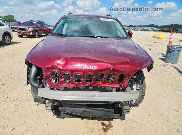 1C4PJMDX9KD422967 2019 JEEP CHEROKEE Burgundy Widok z przodu