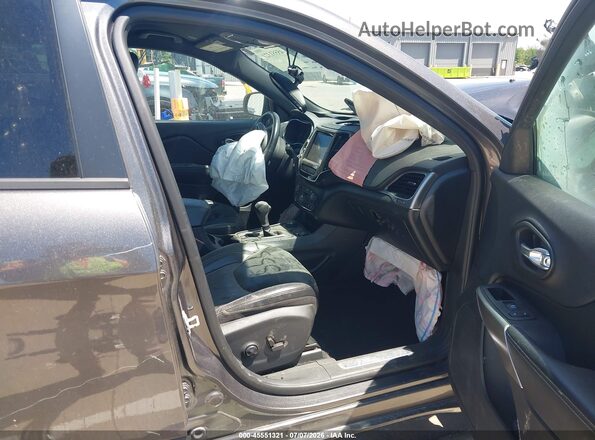 1C4PJMDX9KD462174 2019 JEEP CHEROKEE Серый Вид салона спереди