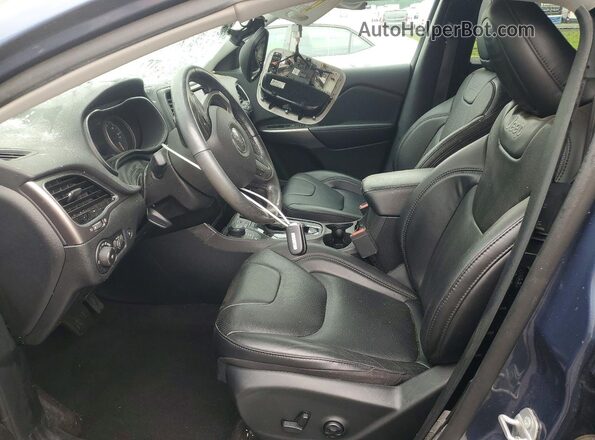 1C4PJMDX9LD562194 2020 JEEP CHEROKEE Синий Вид салона спереди