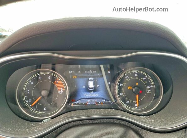 1C4PJMDX9LD562194 2020 JEEP CHEROKEE Синий Вид щитка приборов
