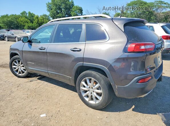 1C4PJMDXXJD549130 2018 JEEP CHEROKEE Brown Задня ліва чверть