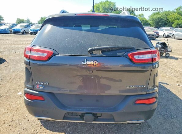1C4PJMDXXJD549130 2018 JEEP CHEROKEE Brown Вид ззаду