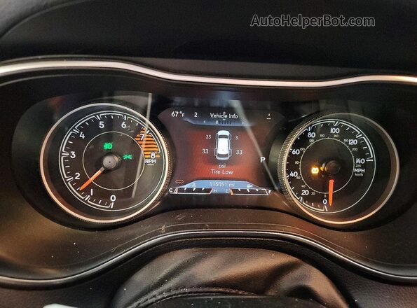 1C4PJMDXXKD303910 2019 JEEP CHEROKEE White Սարքավորումների վահանակի տեսք