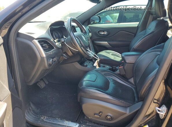 1C4PJMDXXKD333957 2019 JEEP CHEROKEE Black წინა სალონის ხედი