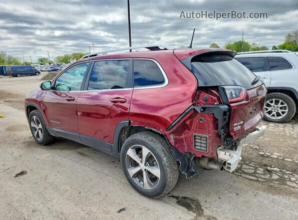 1C4PJMDXXKD470414 2019 JEEP CHEROKEE Темно-бордовый Задняя левая четверть