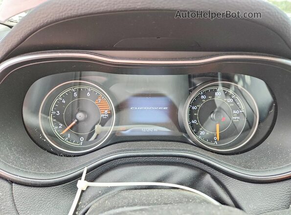 1C4PJMDXXKD470414 2019 JEEP CHEROKEE Темно-бордовый Вид щитка приборов