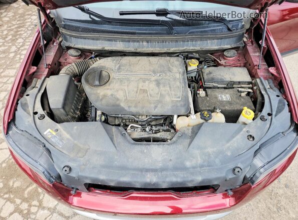 1C4PJMDXXKD470414 2019 JEEP CHEROKEE Темно-бордовый Вид подкапотного пространства