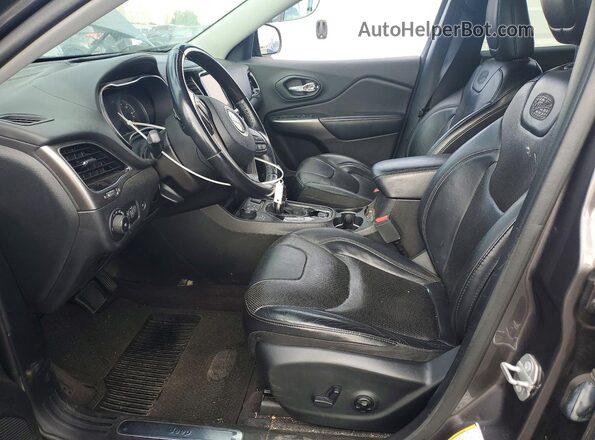 1C4PJMJN0KD174269 2019 JEEP CHEROKEE Серый Вид салона спереди