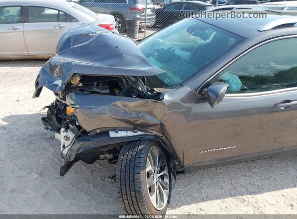 1C4PJMJN9KD233528 2019 JEEP CHEROKEE Gray Widok z przodu