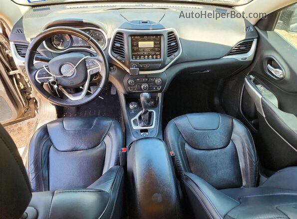 1C4PJMJS5GW321266 2016 JEEP CHEROKEE Black Dashboard view