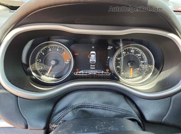 1C4PJMJS5GW321266 2016 JEEP CHEROKEE Black Instrument cluster view