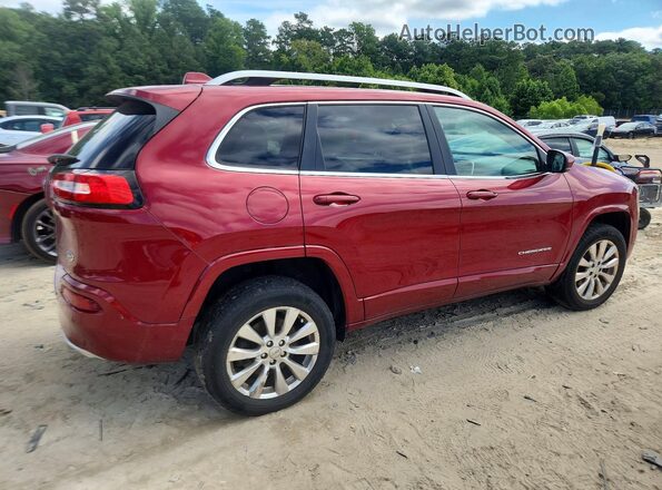 1C4PJMJS6HW606074 2017 JEEP CHEROKEE Red Задня права чверть