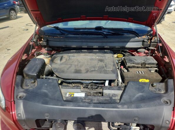1C4PJMJS6HW606074 2017 JEEP CHEROKEE Red Вид підкапотного простору