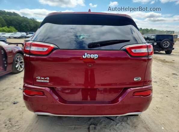 1C4PJMJS6HW606074 2017 JEEP CHEROKEE Red Вид ззаду