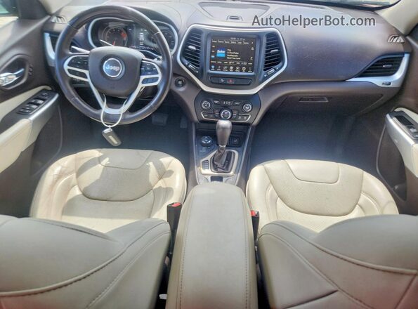 1C4PJMJS6HW606074 2017 JEEP CHEROKEE Red Вид панелі приладів