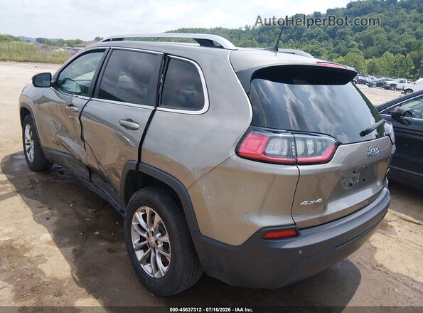 1C4PJMLB0KD105357 2019 JEEP CHEROKEE Tan უკანა მარცხენა
