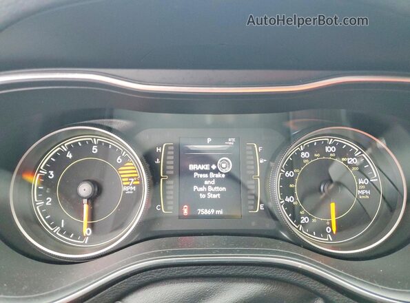 1C4PJMLB0LD584915 2020 JEEP CHEROKEE Black Вид щитка приладів