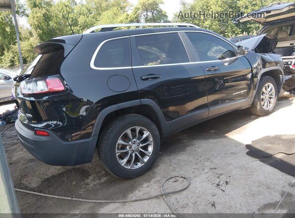 1C4PJMLB0MD105474 2021 JEEP CHEROKEE Черный Задняя правая четверть