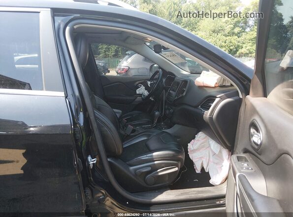 1C4PJMLB0MD105474 2021 JEEP CHEROKEE Черный Вид салона спереди