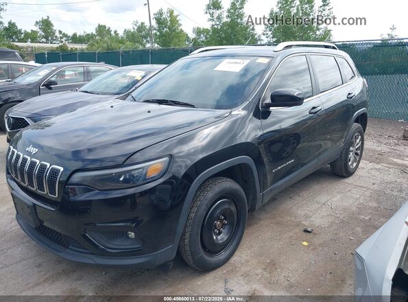 1C4PJMLB1KD136195 2019 JEEP CHEROKEE Черный Передняя левая четверть