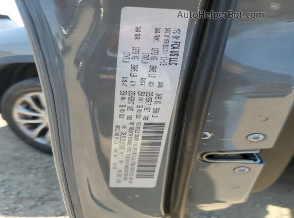 1C4PJMLB1LD573437 2020 JEEP CHEROKEE Gray Vista de la etiqueta del VIN
