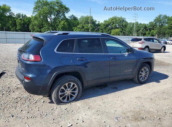 1C4PJMLB1MD113874 2021 JEEP CHEROKEE Blue Trasero derecho