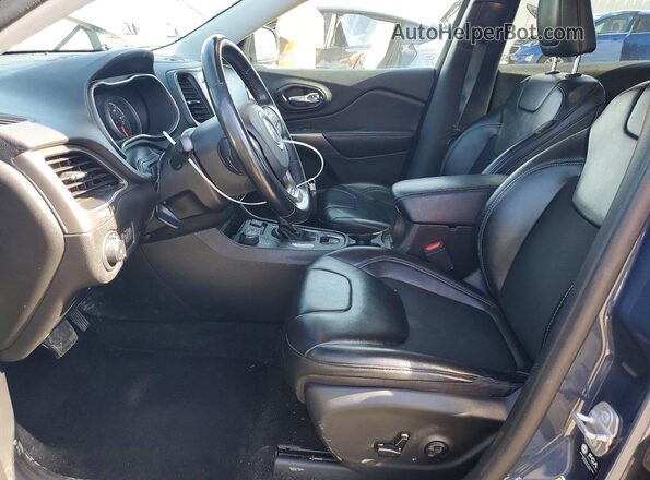 1C4PJMLB1MD113874 2021 JEEP CHEROKEE Blue Vista interior delantera
