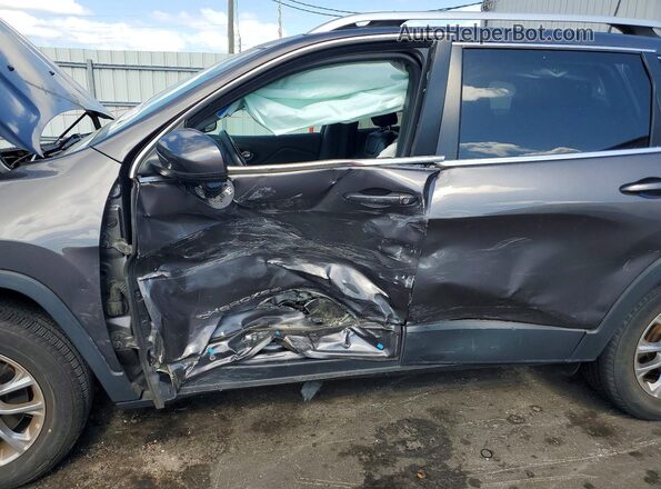 1C4PJMLB2KD268933 2019 JEEP CHEROKEE Gray Вид салону спереду