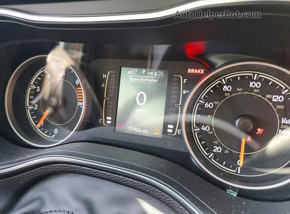 1C4PJMLB2KD268933 2019 JEEP CHEROKEE Gray Вид щитка приладів