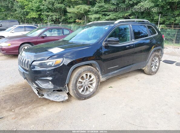 1C4PJMLB3KD465724 2019 JEEP CHEROKEE Black წინა მარცხენა ხედი სამი მეოთხედიდან