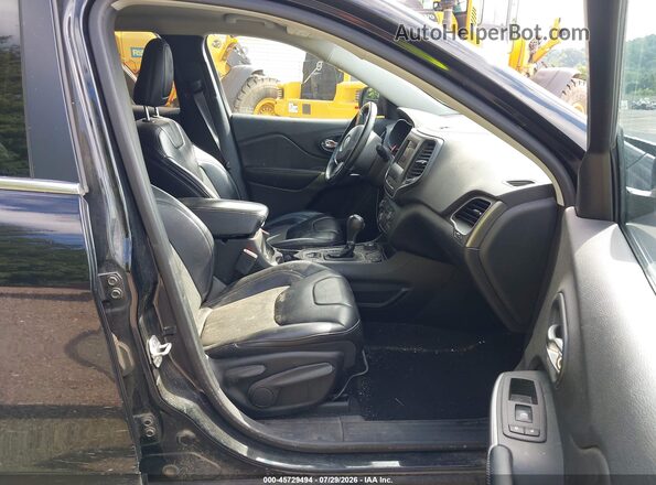 1C4PJMLB3KD465724 2019 JEEP CHEROKEE Black წინა სალონის ხედი