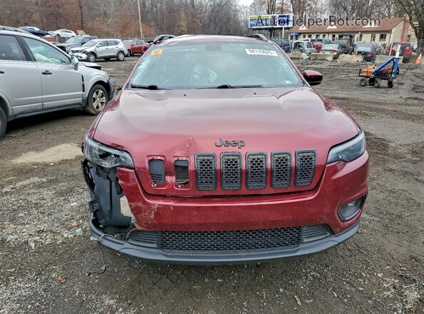 1C4PJMLB4KD320238 2019 JEEP CHEROKEE Red Vista frontal