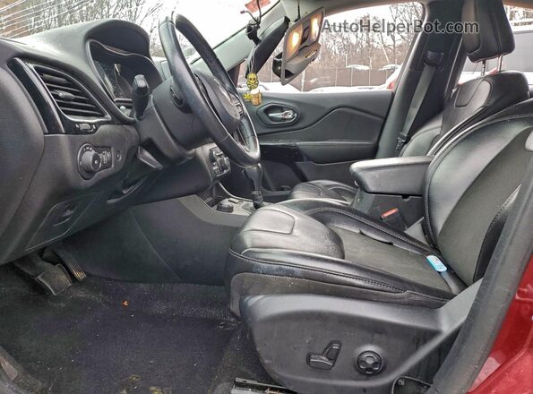 1C4PJMLB4KD320238 2019 JEEP CHEROKEE Red Vista interior delantera