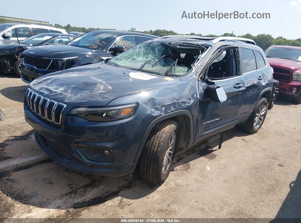 1C4PJMLB4LD543607 2020 JEEP CHEROKEE Blue Առջևի ձախ երեք քառորդ տեսարան