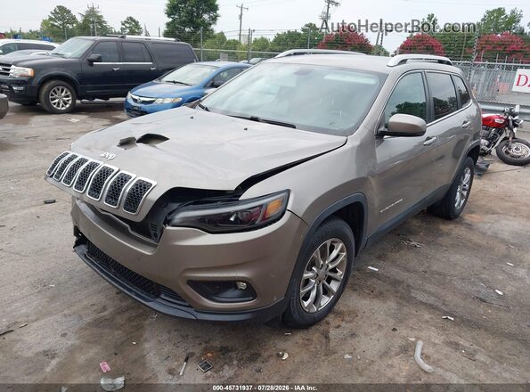 1C4PJMLB5KD254167 2019 JEEP CHEROKEE Gold წინა მარცხენა ხედი სამი მეოთხედიდან
